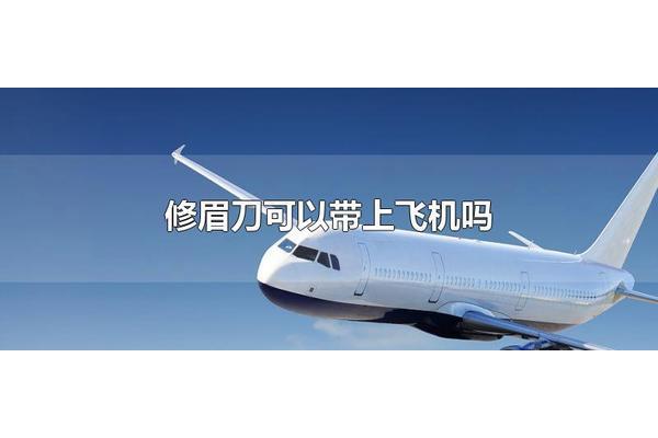 飞机可以带修眉刀吗